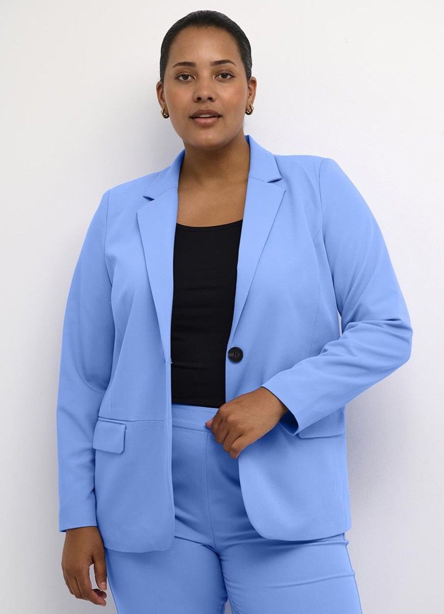 Blazers | Kaffe Curve Kaffe Curve Blazer Sakira 10580933 - 174037 Ultramarine