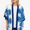 Truien En Vesten | Yoek Yoek Kimono Azur 232680 - 232 Azur