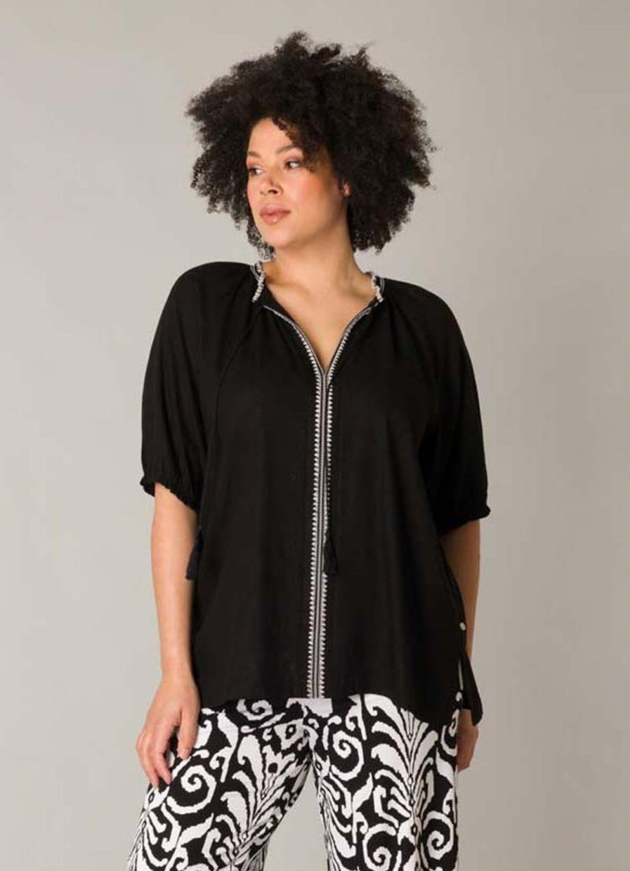 Blouses En Tunieken | Yesta Yesta Blouse Hadjer A004239 - 1000 Black