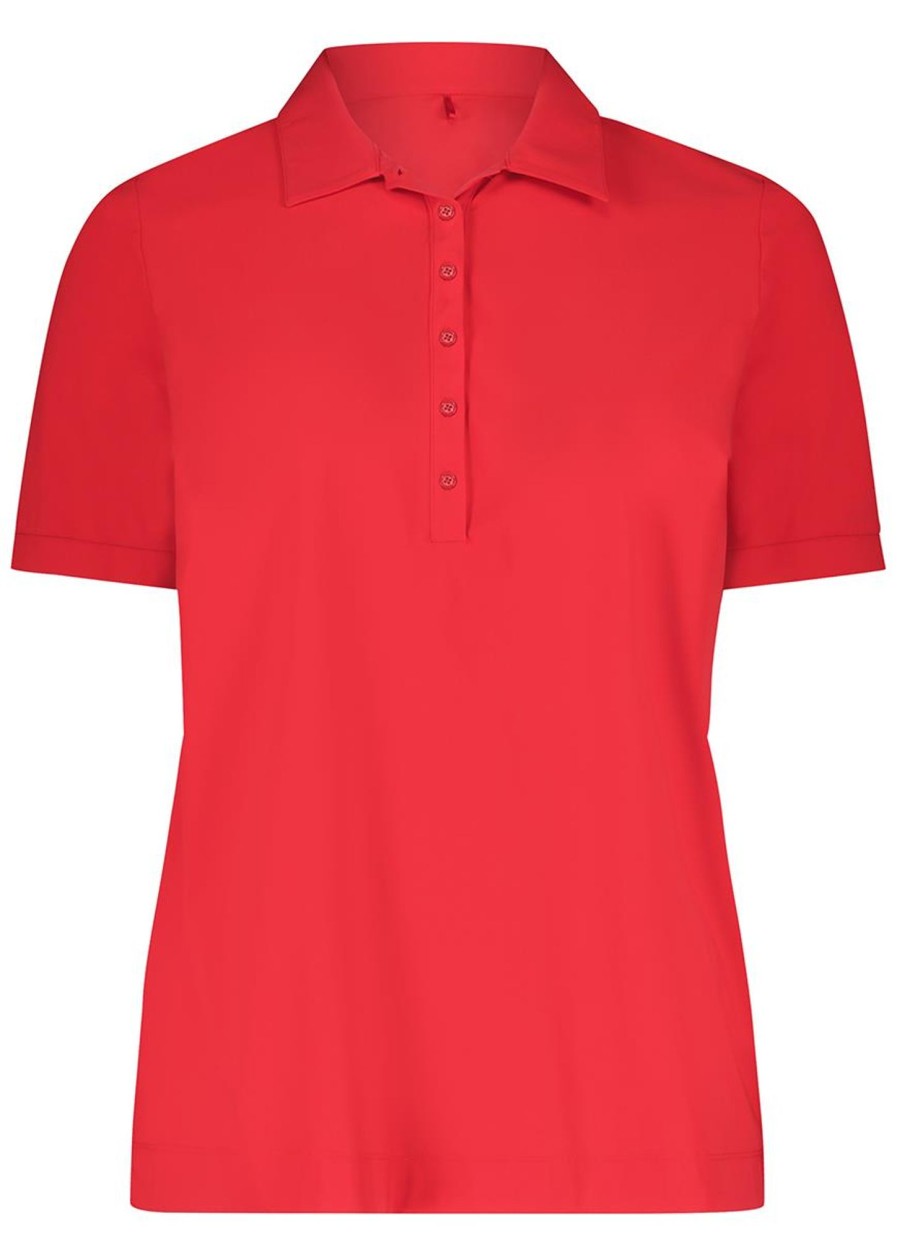 Plusbasics Basics | Plusbasics Plusbasics Polo Shirt Travel 10223172 - 027 Red