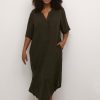 Kaffe Curve Basics | Kaffe Curve Kaffe Curve Kaftan Dress Mille 10582218 - 190414 Forest Night