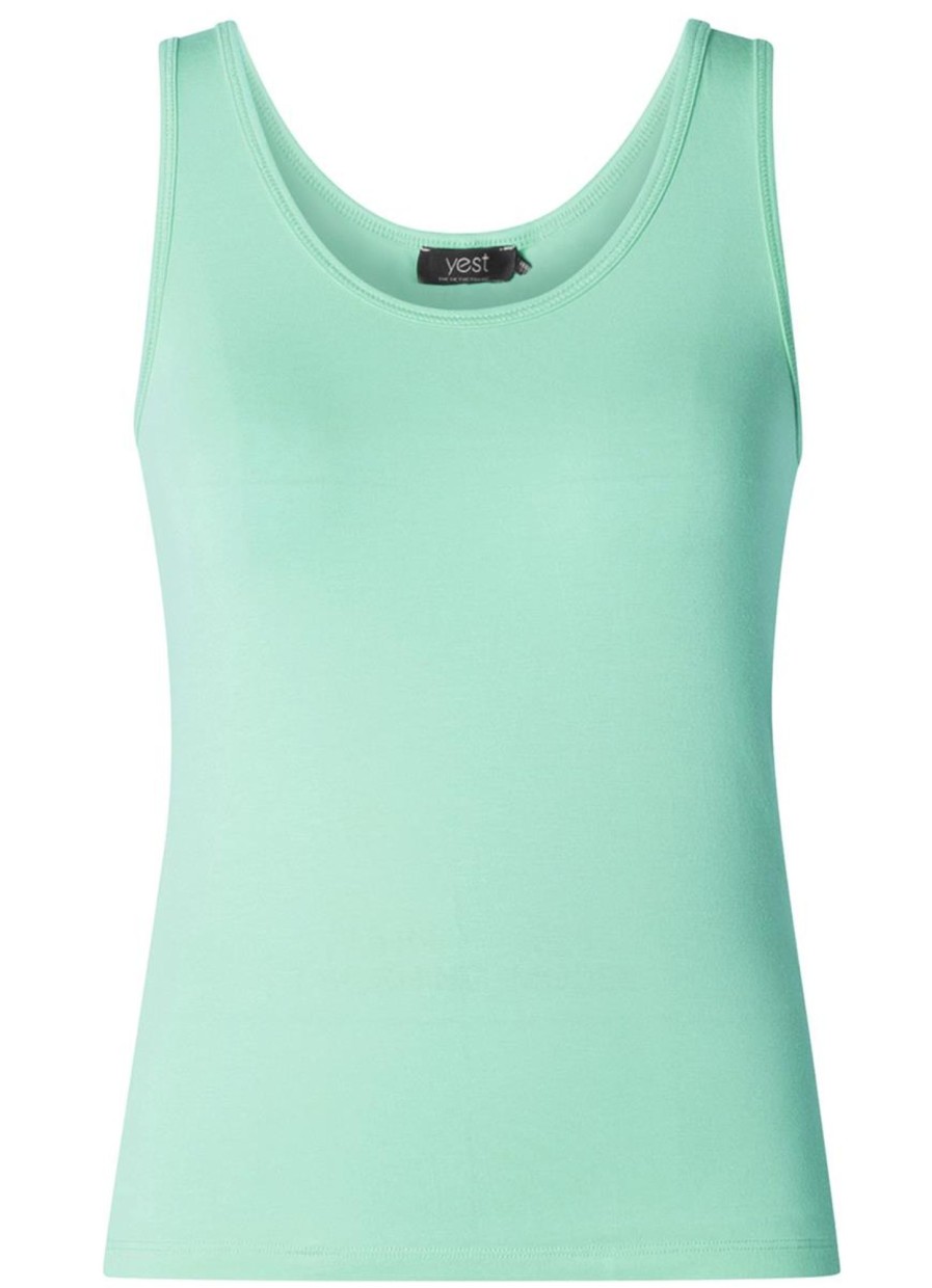 Shirts En Tops | Yesta Yesta Top Hasina Essential A004448 - 3023 Spring Green