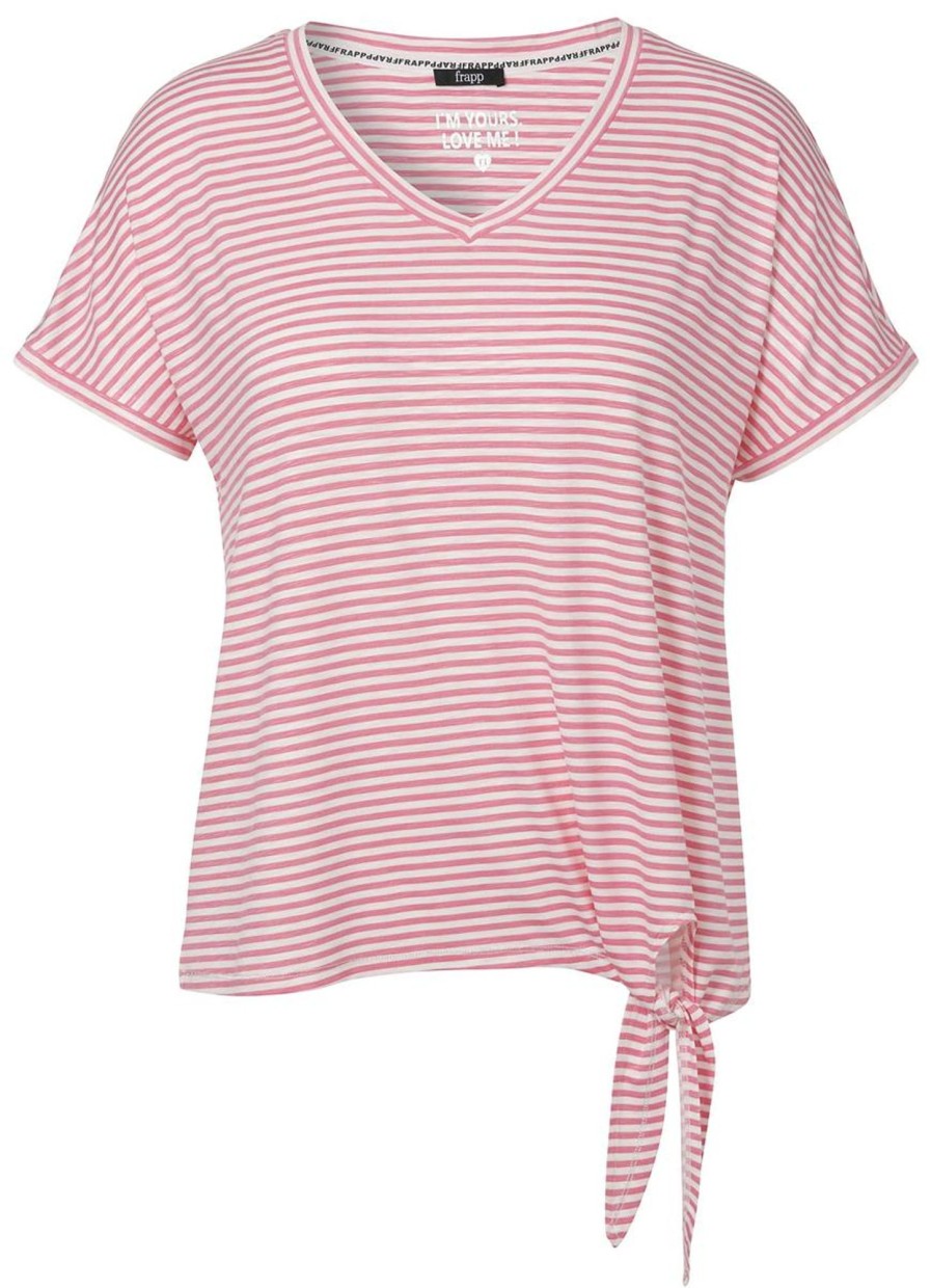 Shirts En Tops | Frapp Frapp Shirt 2462420 - 684954 Powder Pink/White