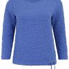 Truien En Vesten | Doris Streich Doris Streich Trui 331114 - 52 Helder Blauw