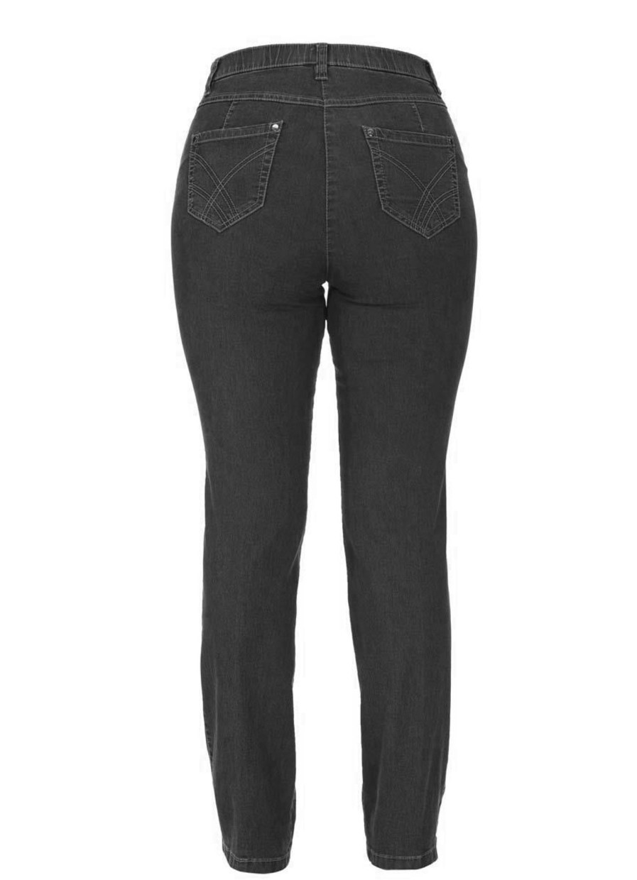 Kjmaatjemeer Basics Broeken | maatjemeer Kjbrand Betty. Prachtige Jeans Met Superstretch. Zwart