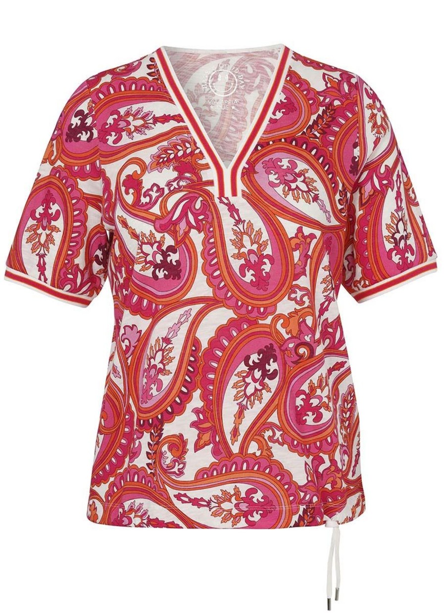 Shirts En Tops | Via Appia Due Via Appia Due Shirt 2412449 - 653 Multi Fuchsia