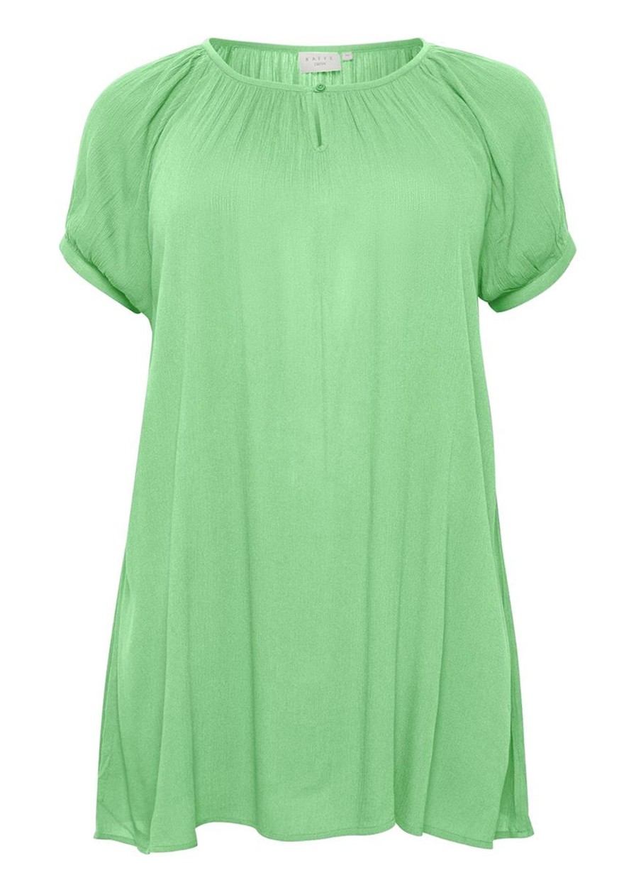 Blouses En Tunieken | Kaffe Curve Kaffe Curve Tuniek Ami 10580097 - 166444 Poison Green