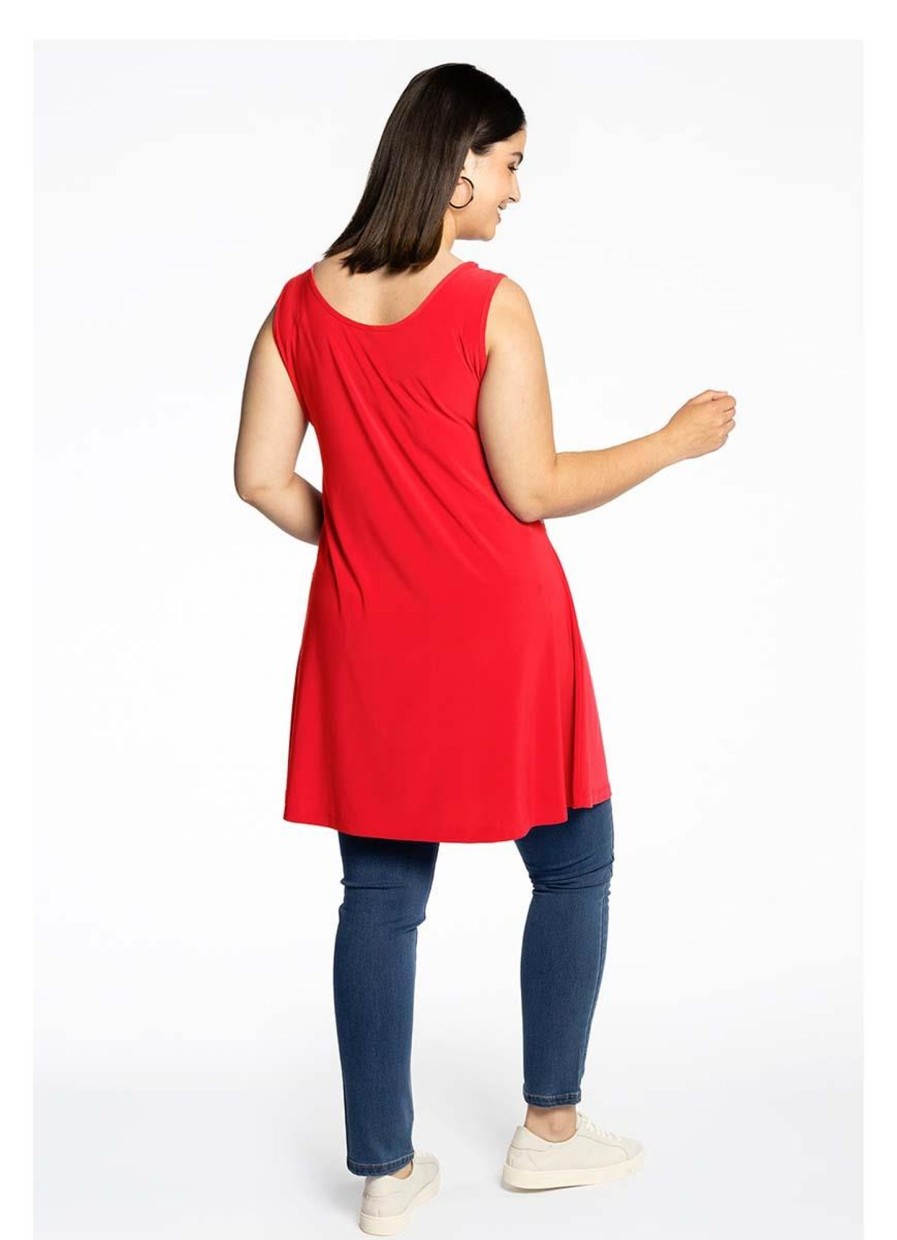 Yoek Basics | maatjemeer Singlet Wide Bot Dolce B4026-260 Rood