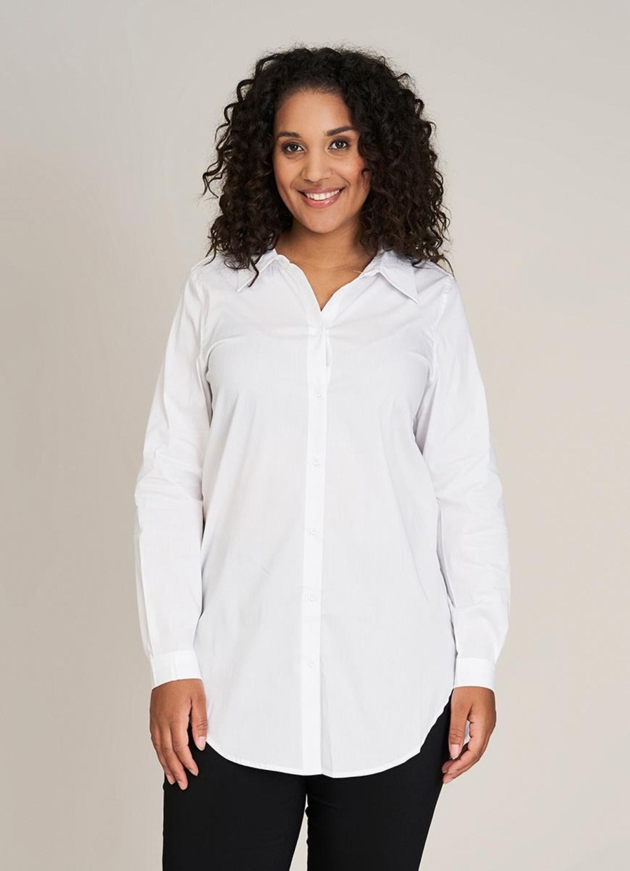 Sandgaard Basics | Sandgaard Sandgaard Blouse Stockholm Sg113 Wit