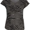 Shirts En Tops | Doris Streich Doris Streich Shirt 501159 - 82 Zwart/Zand