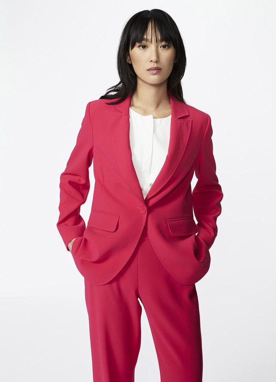 Blazers | Xandres Xandres Gold Blazer Bryannah 14286-0 - 7380 Raspberry