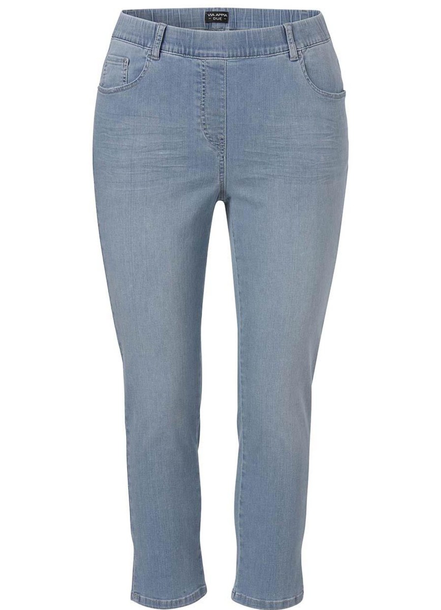 Broeken En Jeans | Via Appia Due Via Appia Due Broek 2412602 - 869 Denim Light Blue