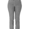 Kjmaatjemeer Basics Broeken | maatjemeer Kjbrand Broek Betty 24618-6244-604 Licht Grijs