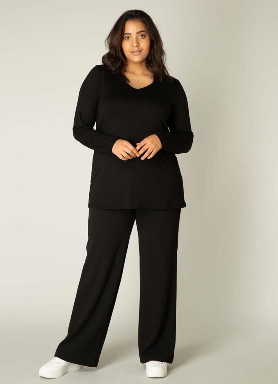 Base Level Curvy | Base Level Curvy Base Level Curvy Shirt Alize 036 Black