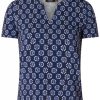 Shirts En Tops | Yesta Yesta Top Hinte A004444 - 2980 Deep Blue/Multi