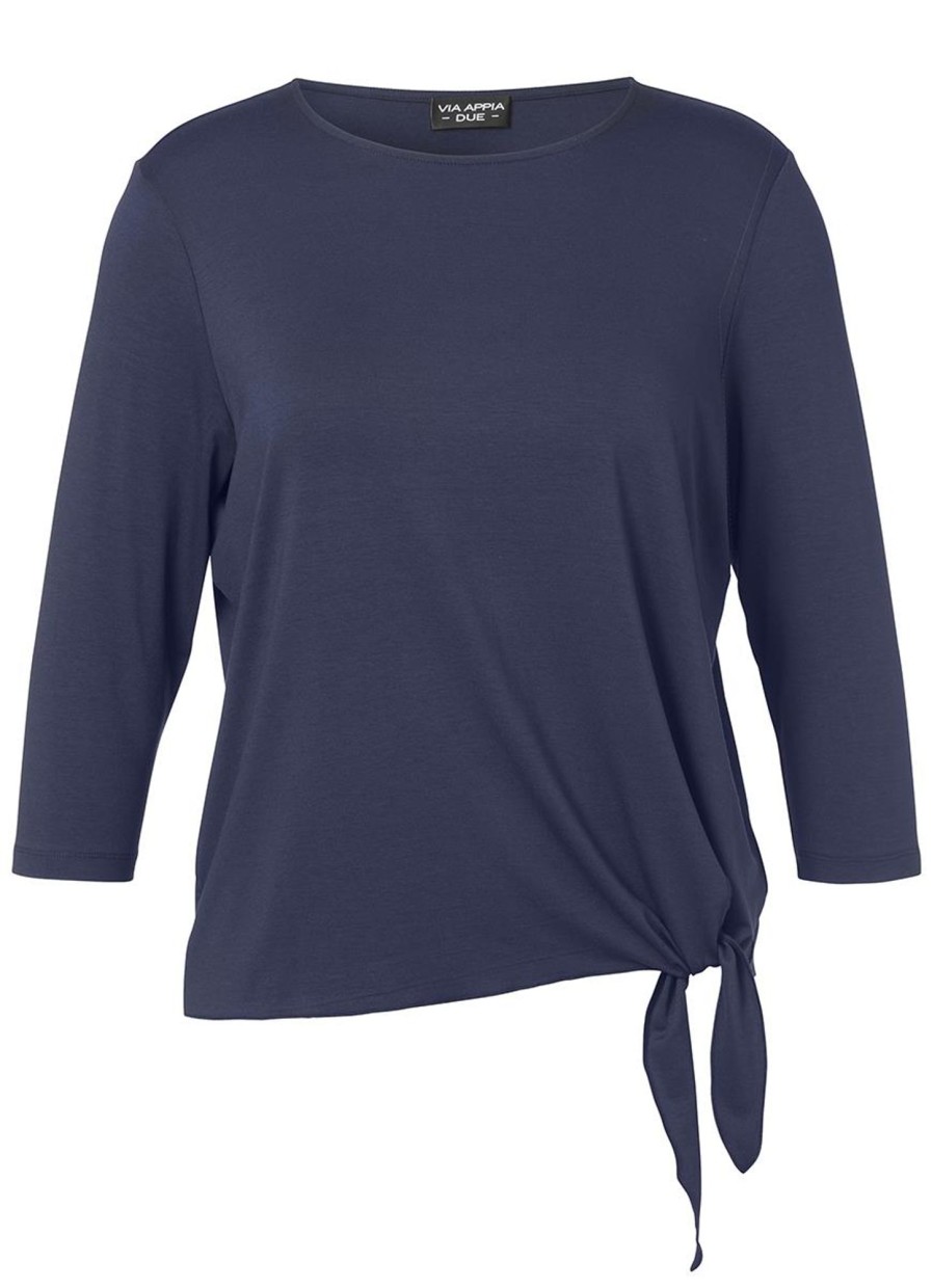 Shirts En Tops | Via Appia Due Via Appia Due Shirt 643022 -820 Marine Blauw