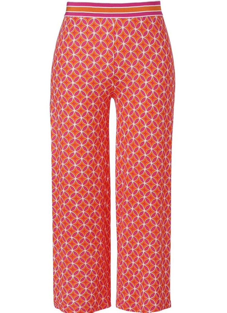 Broeken En Jeans | Via Appia Due Via Appia Due Broek 2412784 - 650372 Fuchsia Mandarin