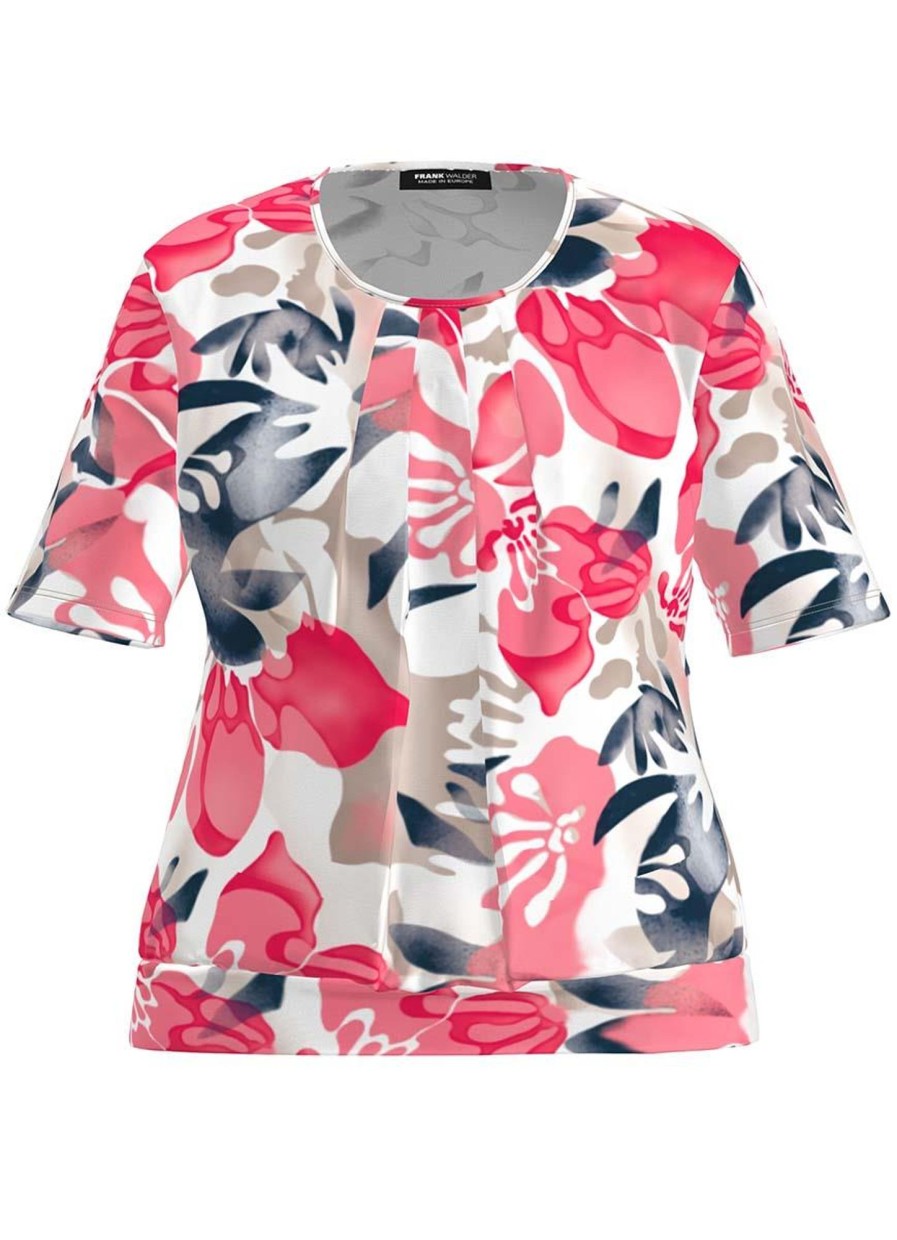 Shirts En Tops | Frank Walder Frank Walder Shirt 714422 - 690036 Koraal Multi