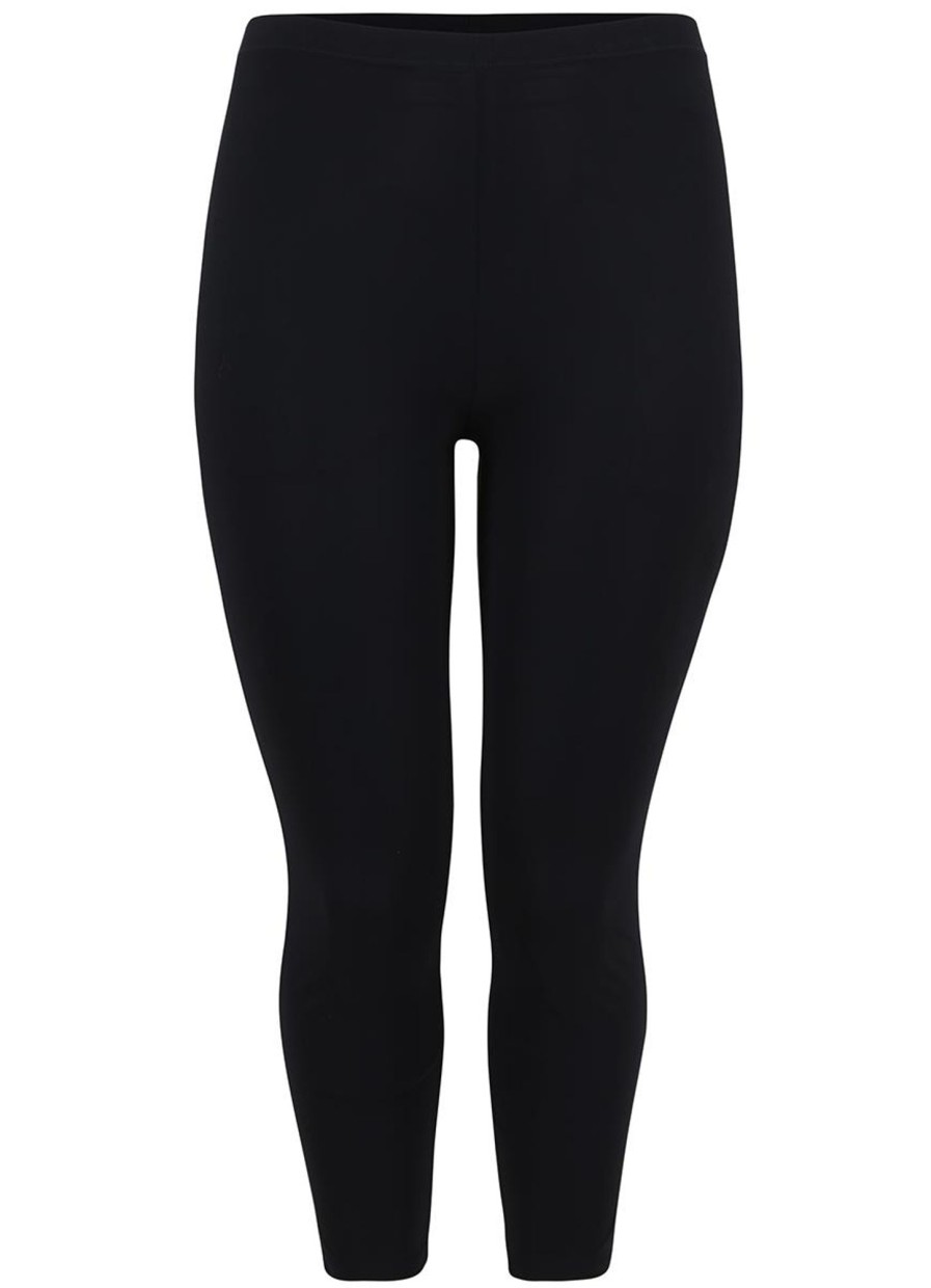 Travelstof Kleding Grote Maten | Doris Streich Doris Streich Legging Travel 888600 - 99 Zwart