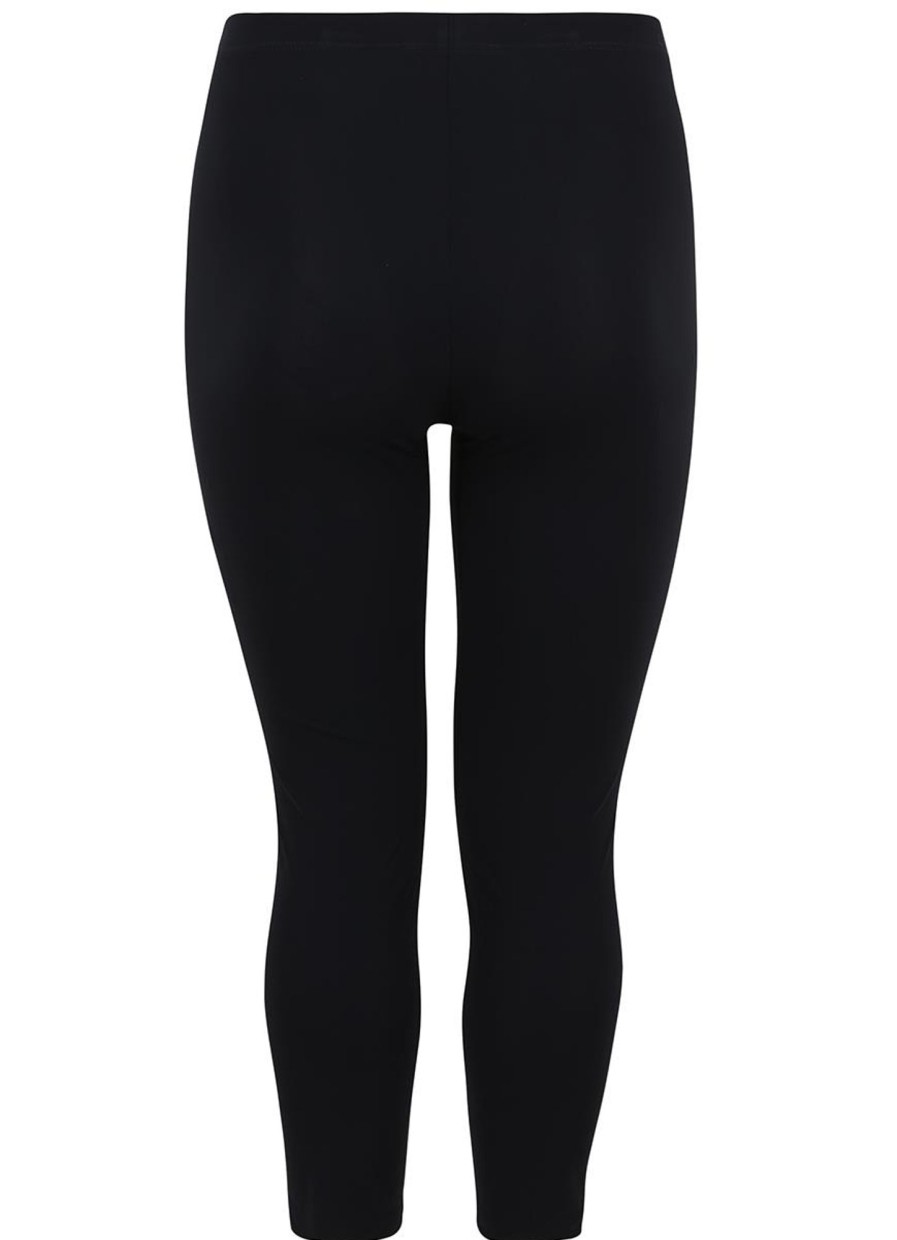 Travelstof Kleding Grote Maten | Doris Streich Doris Streich Legging Travel 888600 - 99 Zwart