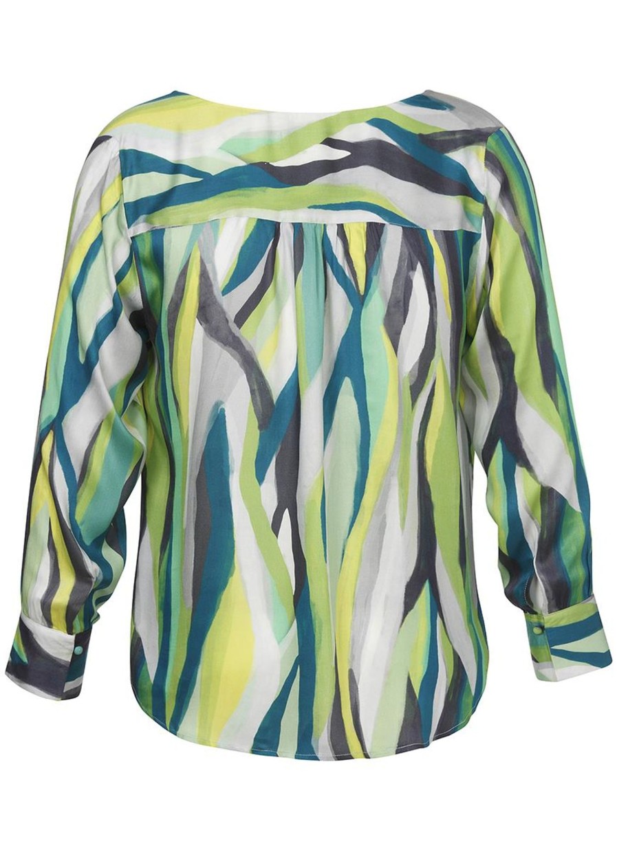 Blouses En Tunieken | Via Appia Due Via Appia Due Blouse 2411912 - 123 Donker Grijs Multi