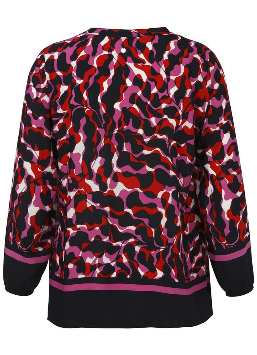 Blouses En Tunieken | Frapp Frapp Blouse 2451694 - 657 Roze-Marine Multi