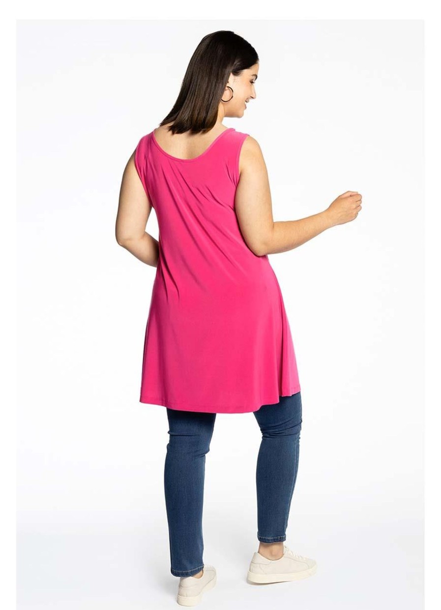 Yoek Basics | maatjemeer Yoek Top Wide Bottom Dolce B4026-265 Pink