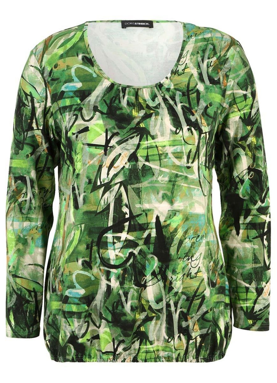 Shirts En Tops | Doris Streich Doris Streich Shirt 224207-71 Groen Multi