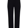 Broeken En Jeans | Yoek Yoek Trousers Long Plisse 2205524 - 210 Black