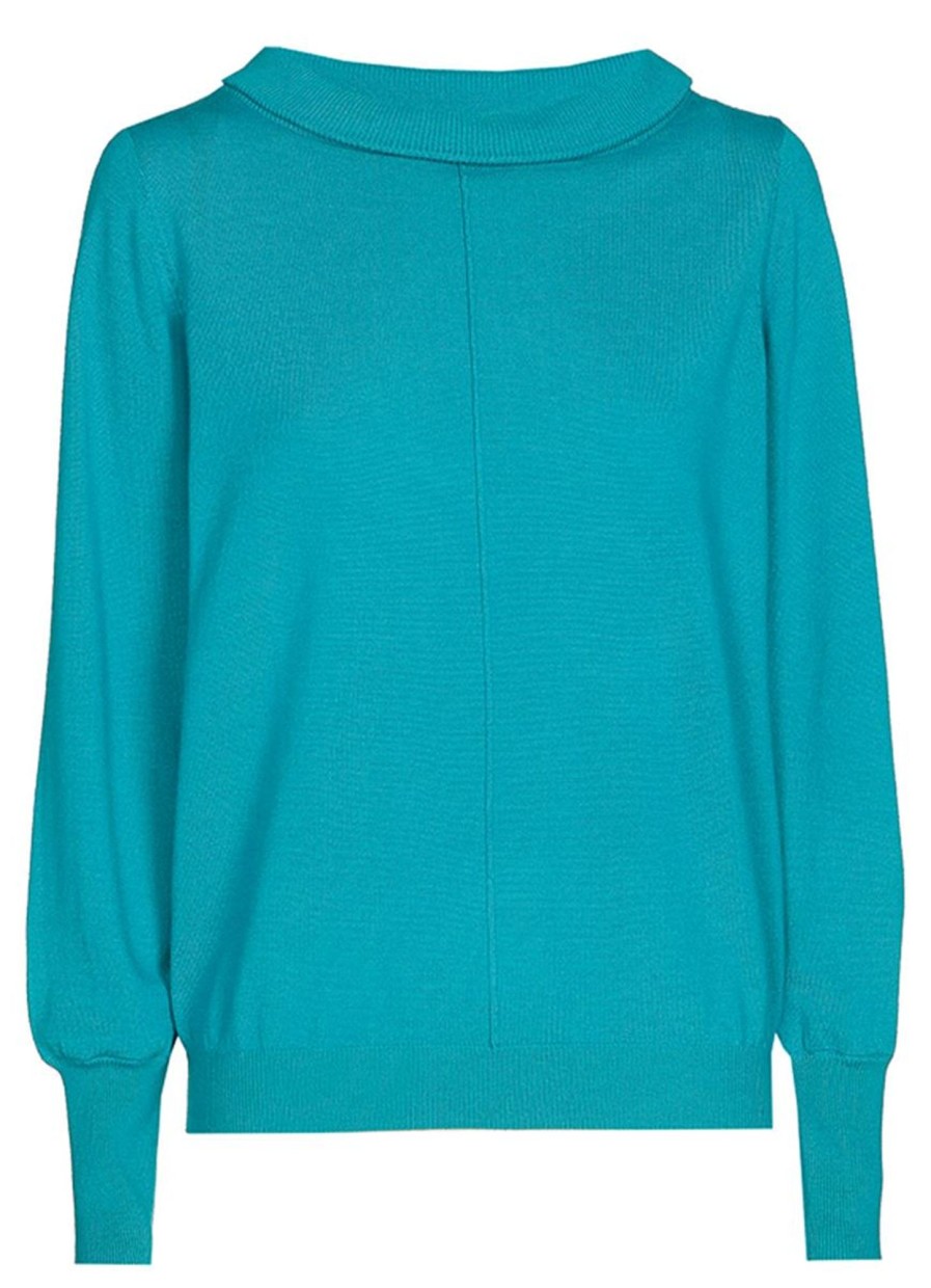 Truien En Vesten | Xandres Xandres Trui Himas 28921-01 - 2660 Dark Aqua