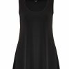 Yoek Basics | Yoek Singlet Flare Dolce B4082 Zwart. Grote Maten Mode Online.