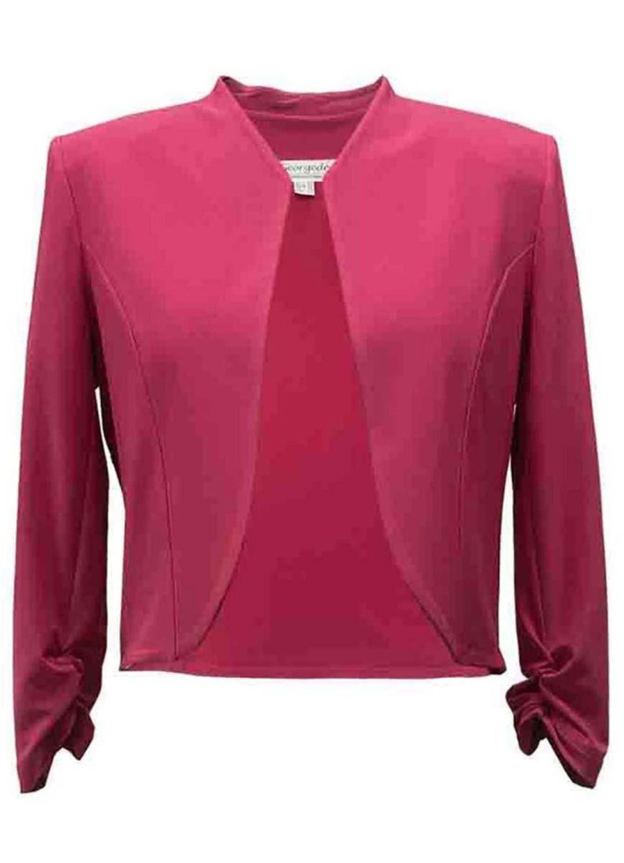 Blazers | Georgedé Georgede Bolero Antibes K22771U - Fuchsia 3