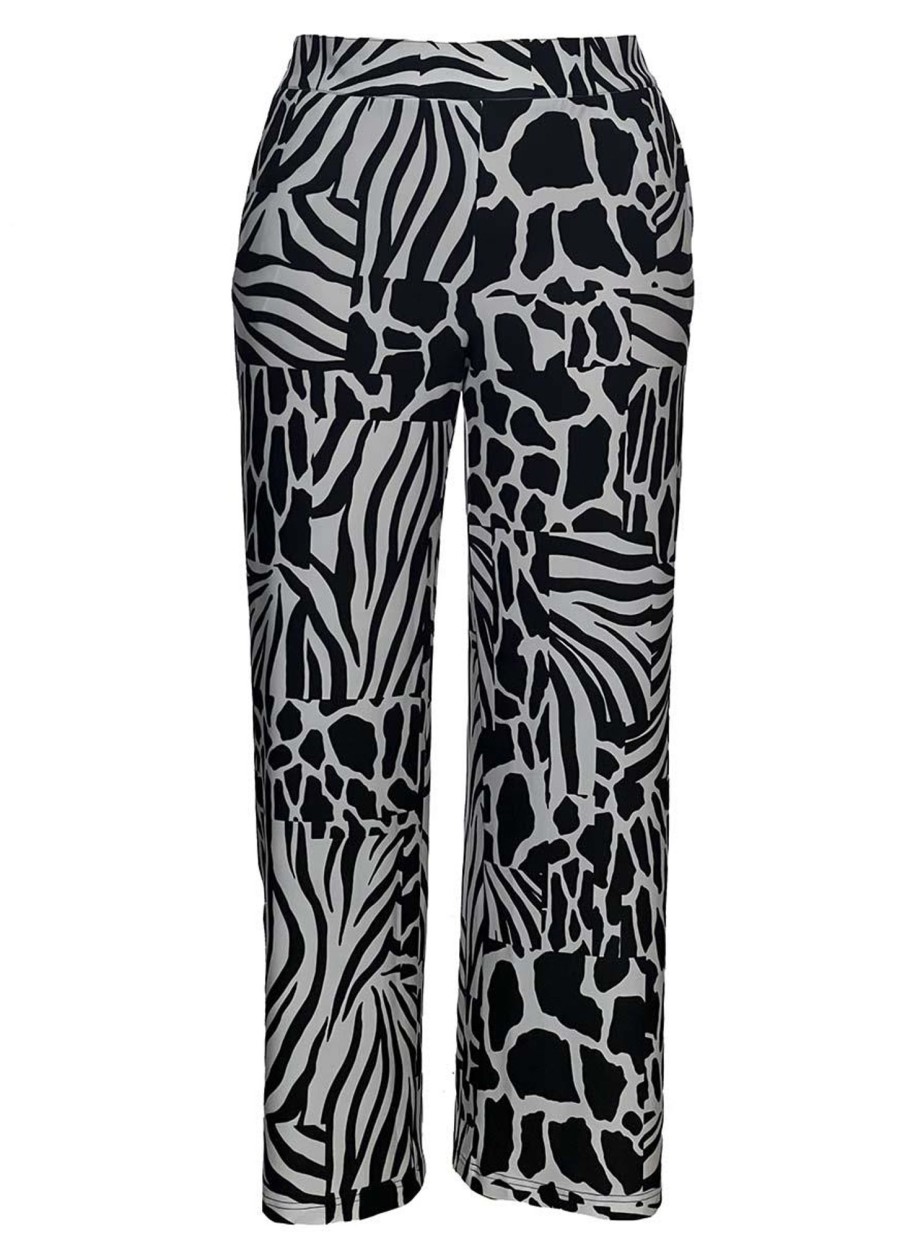 Broeken En Jeans | Georgedé Georgede Pantalon Calvi Jersey M42801 - P1207 Safari