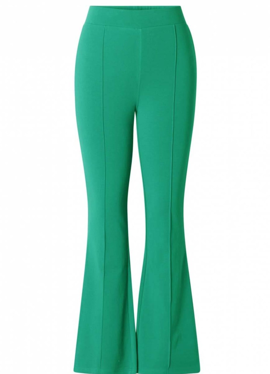 Broeken En Jeans | Yesta Yesta Broek Yaissa A004340 - 3055 Jungle Green