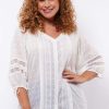 Blouses En Tunieken | Exxcellent Exxcellent Blouse Joa 24Zqe05 - 011 Off White