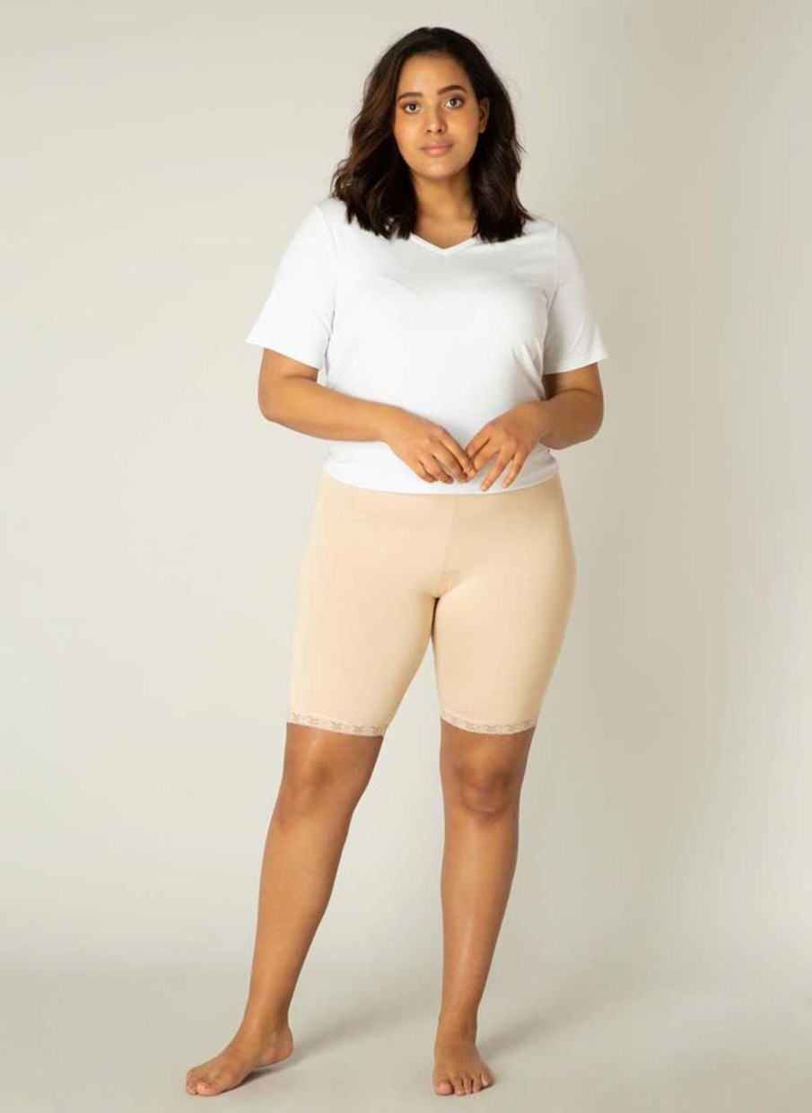 Base Level Curvy | Base Level Curvy Base Level Curvy Ava Legging Short 010 Nude