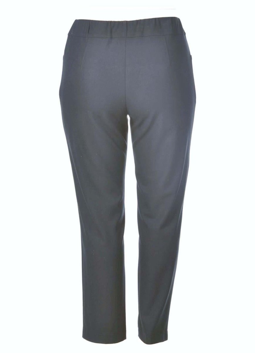 Mona Lisa Basics | maatjemeer Mona Lisa Pantalon Julia 138-08 Grijs (Korte Maat)