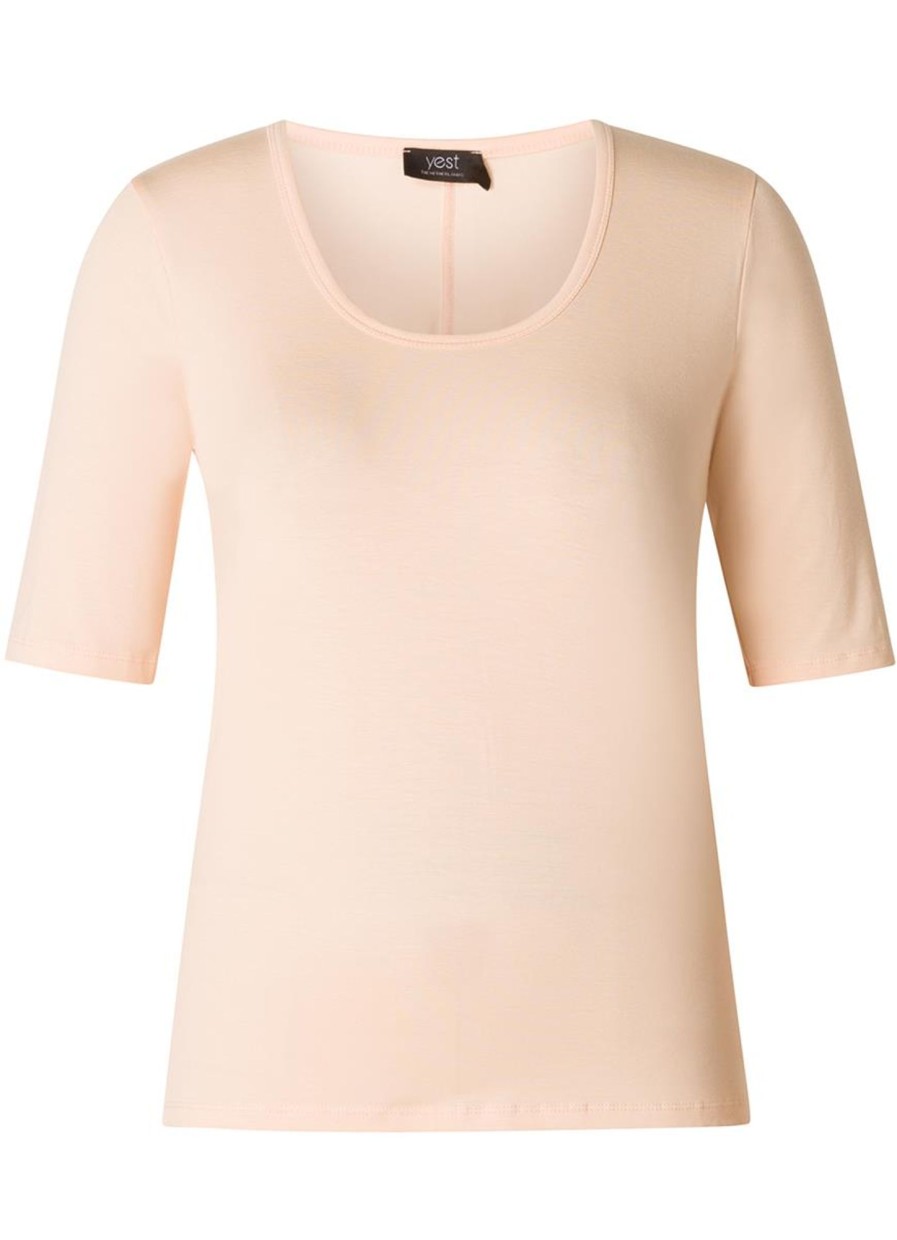 Shirts En Tops | Yesta Yesta Shirt Yazz A004406 - 5008 Bleached Apricot