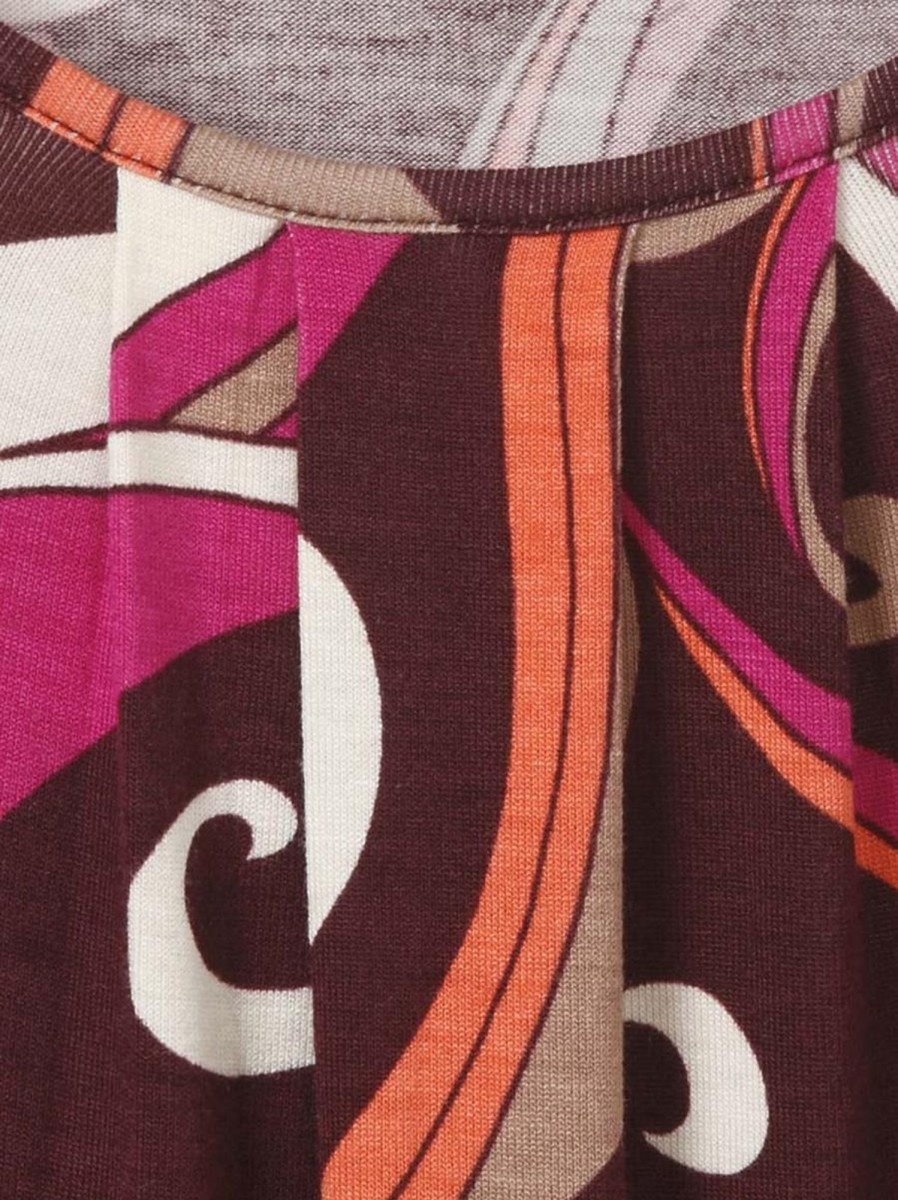 Shirts En Tops | Via Appia Due Via Appia Due Shirt 653021 - 613 Pink, Orange, Wine Red, Camel, Ecru