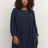 Kaffe Curve Basics | Kaffe Curve Kaffe Curve Tuniek Ami 3/4 Mouw 10580003-152737 Midnight Marine