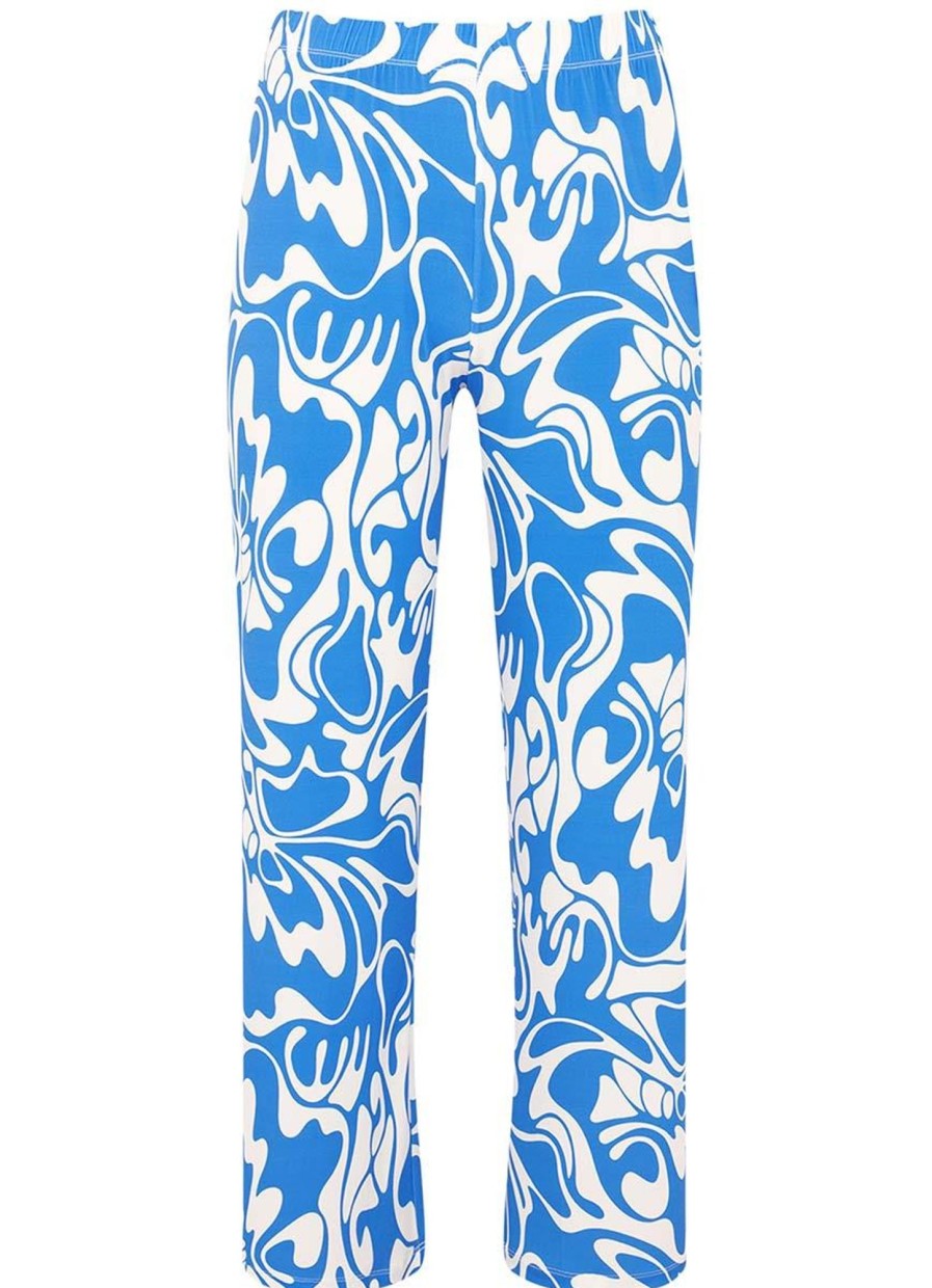 Broeken En Jeans | Yoek Yoek Trousers Long Majolica 2225524 - 231 Majolica