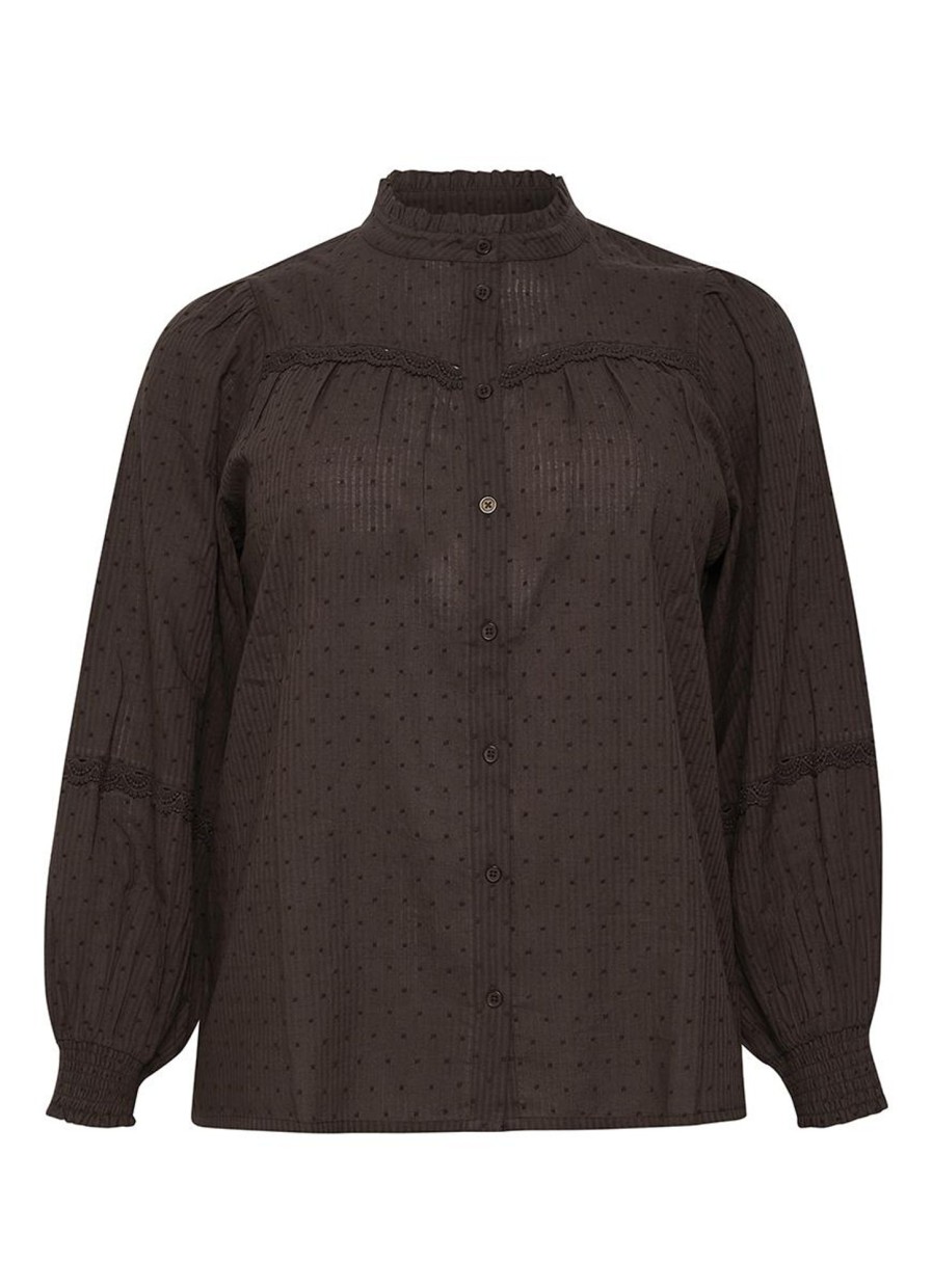 Blouses En Tunieken | Kaffe Curve Kaffe Curve Blouse Silla 10581817 - 191016 Java