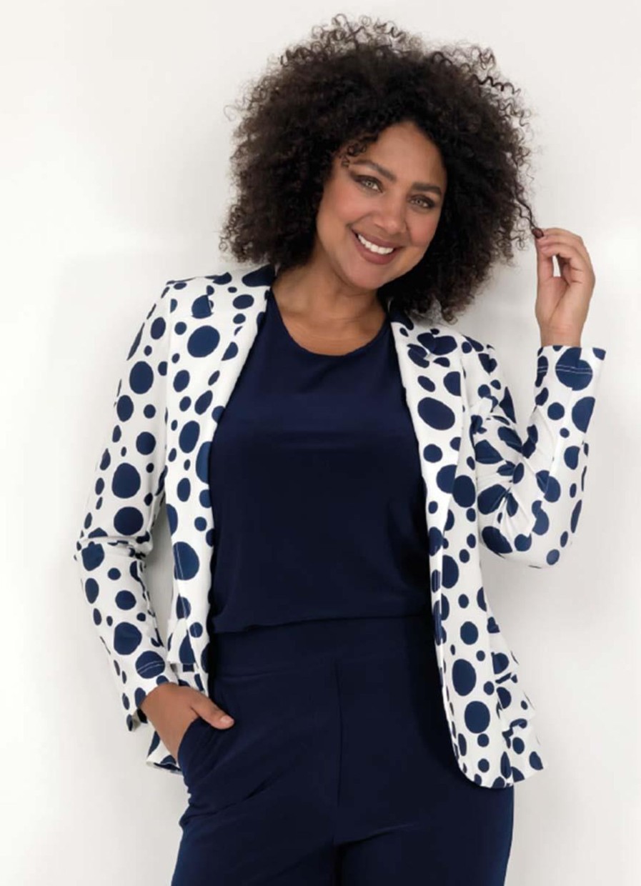 Blazers | Georgedé Georgede Blazer Munich Jersey M23012 - P1208 Bubble