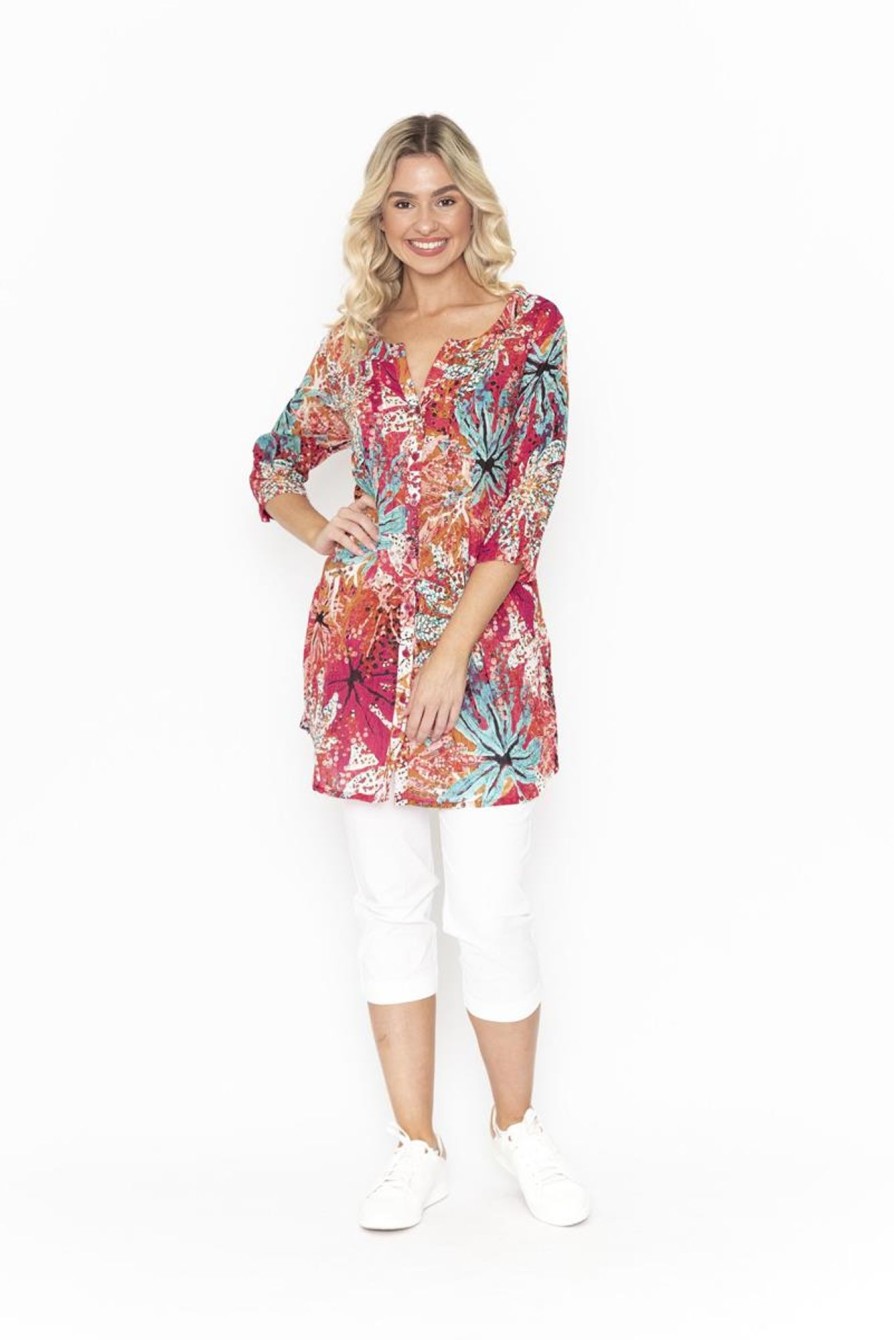 Blouses En Tunieken | Orientique One Summer By Orientique Tuniek Alison Dw63E - Print G