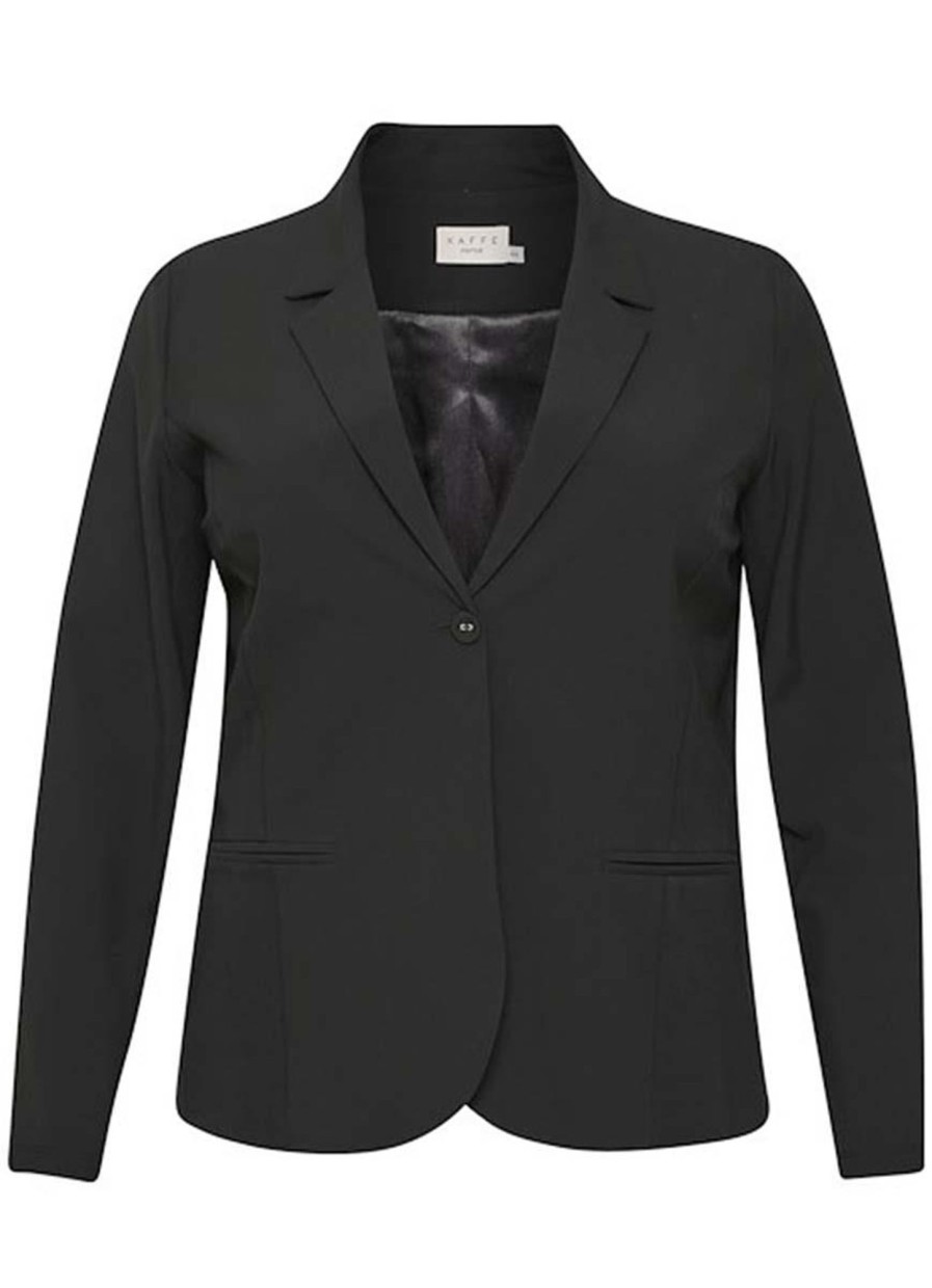 Kaffe Curve Basics | Kaffe Curve Kaffe Curve Blazer Jia 10580023 Zwart