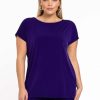 Yoek Basics | Yoek Yoek Shirt Mouwloos Dolce B4017 - 270 Purple