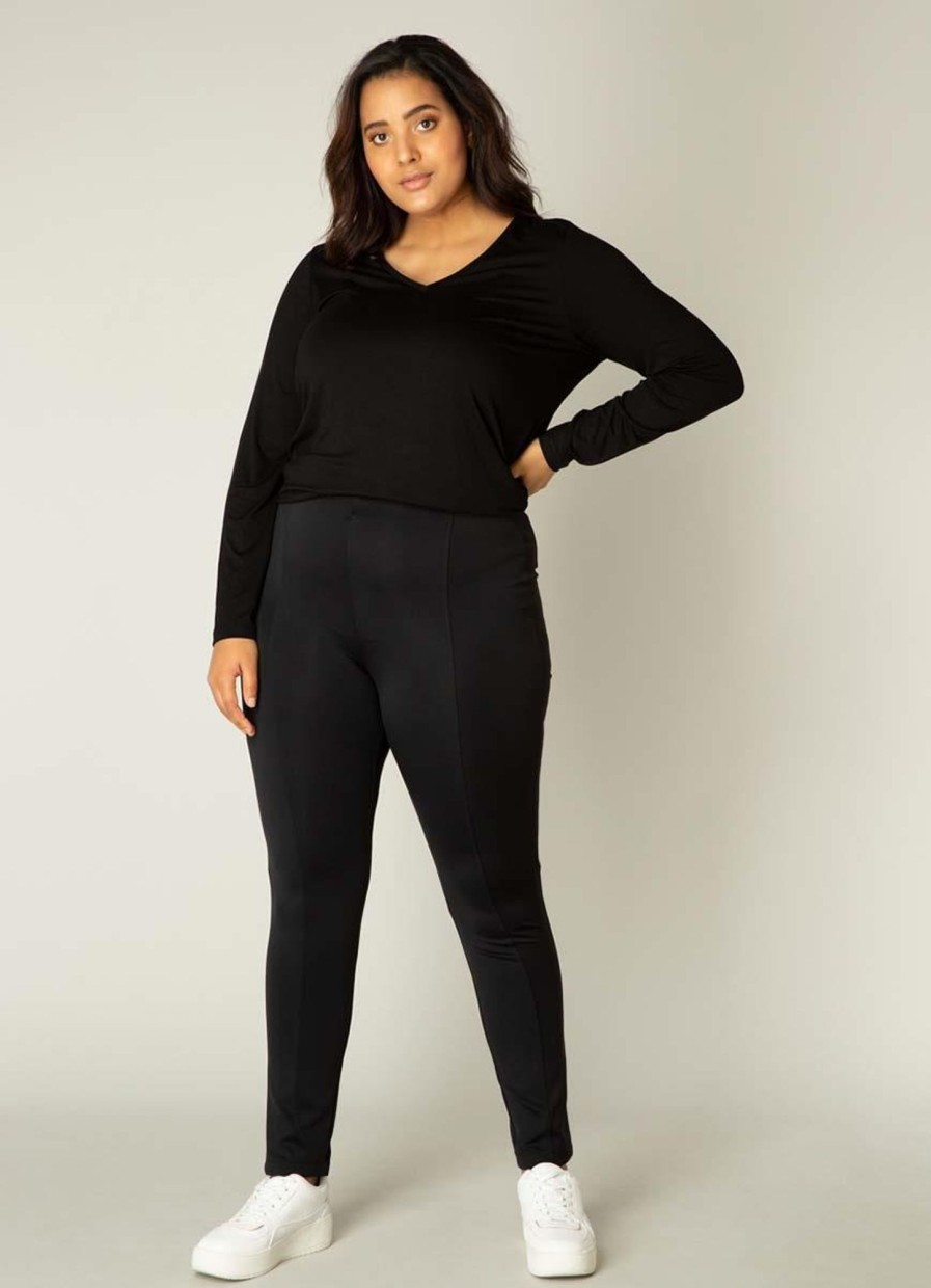 Base Level Curvy | Base Level Curvy Base Level Curvy Tregging Ada 020 Black