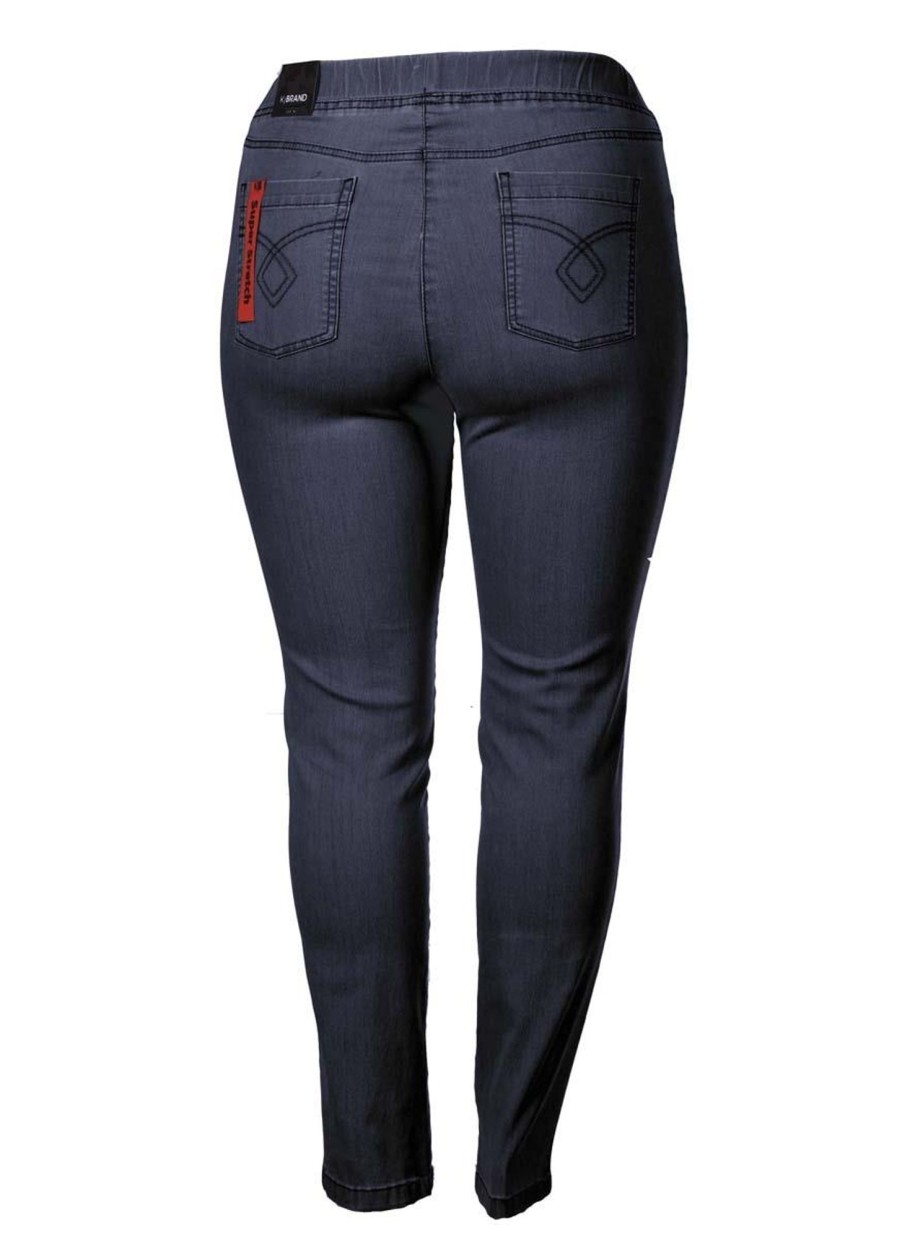 Kjmaatjemeer Basics Broeken | maatjemeer Kjbrand Jegging Jenny 23473-6244-606 Donkerblauw