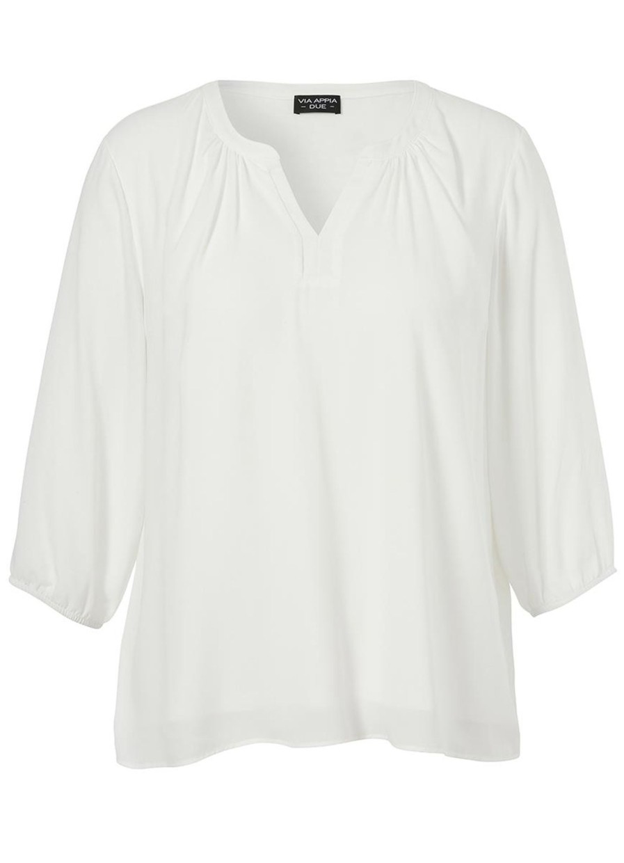 Blouses En Tunieken | Via Appia Due Via Appia Due Blouse 2421760 - 950 Ecru