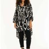 Blouses En Tunieken | Studio Studio Tuniek Ebru S242893 - Black/White Patterns